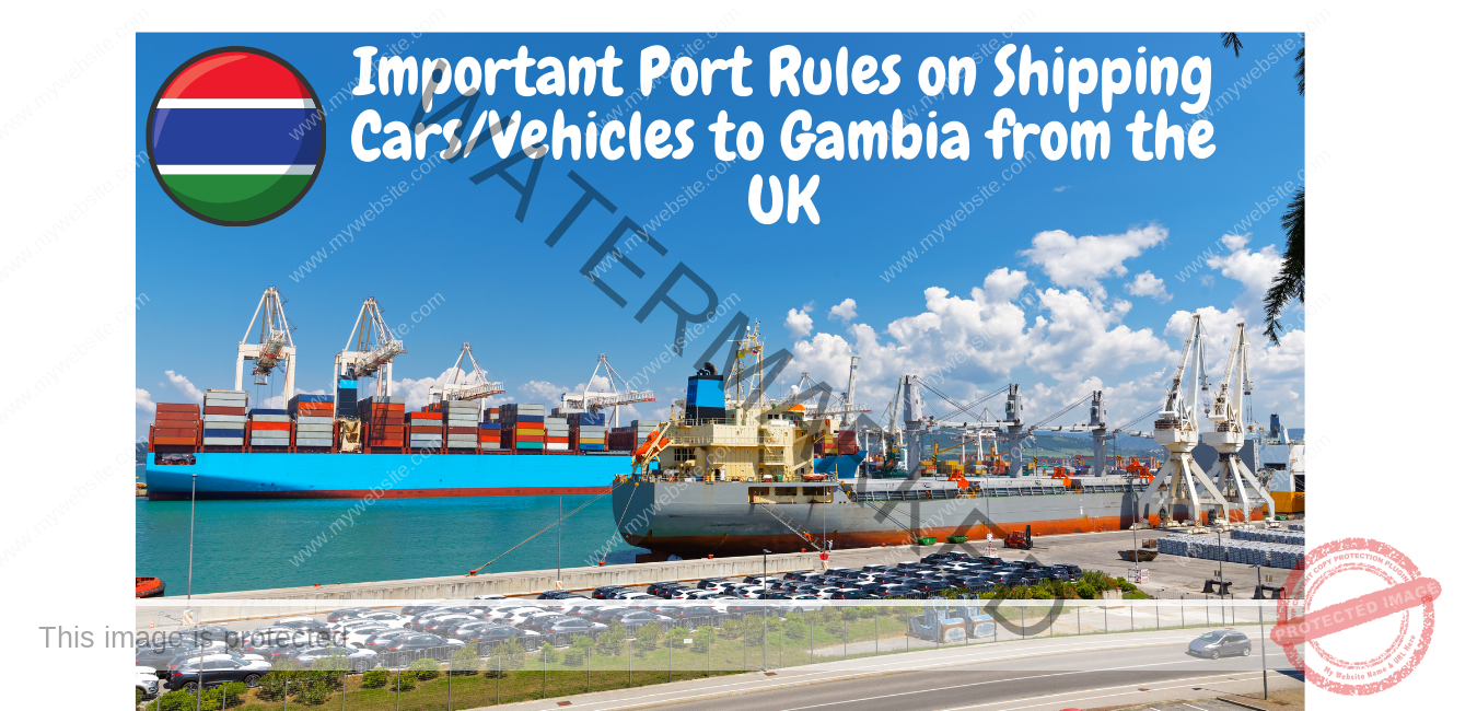 Car shipping to Gambia from the UK