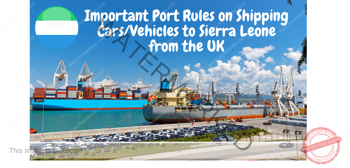 Car shipping to Sierra Leone from the UK