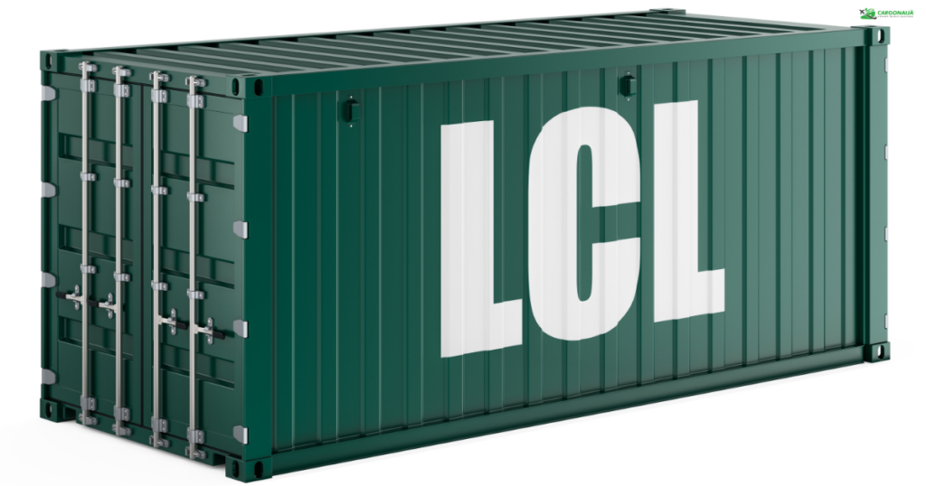 LCL groupage shipping shared container multiple shipments UK to USA
