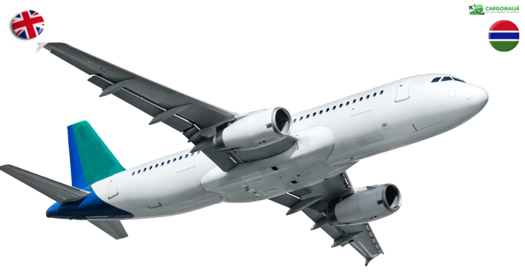 air freight from UK to Banjul Gambia fast reliable cargo shipping by Cargonaija